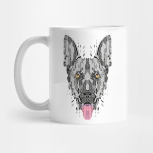 Geometrical German Shepherd Mug